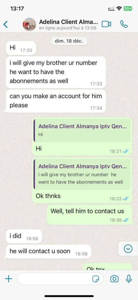 WhatsApp 4K streaming comment 5
